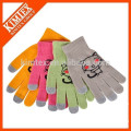 wholesale winter acrylic knit Women's Smartphone Gloves